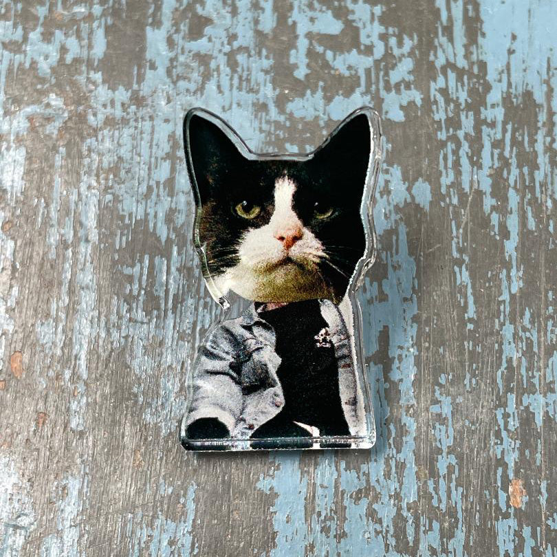 OZZY IS A PUNK PIN BADGE