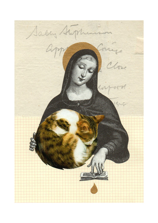 CAT WORSHIP PRINT