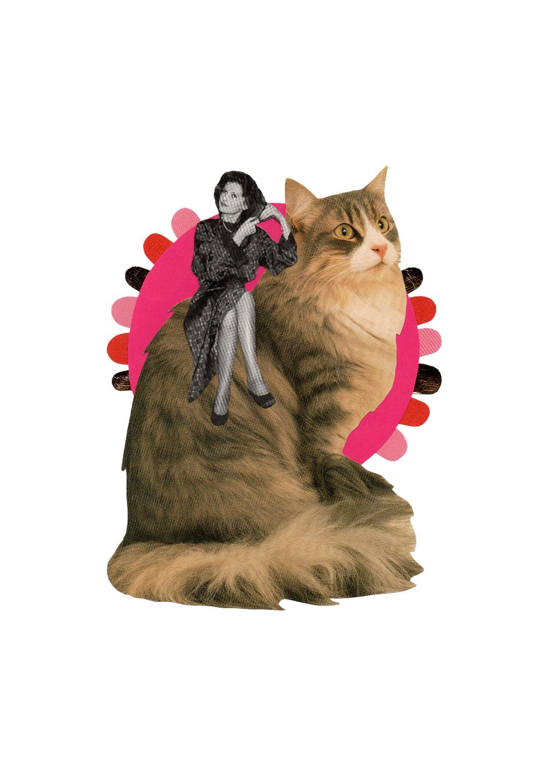GLADYS HAD ALWAUS BEEN A GLAMOUR PUSS PRINT
