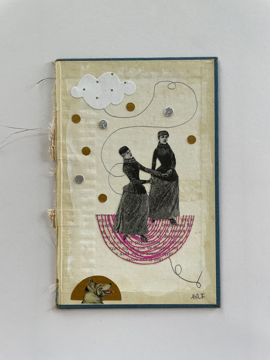 THE WOLF AND THE ICE SKATERS ORIGINAL ARTWORK