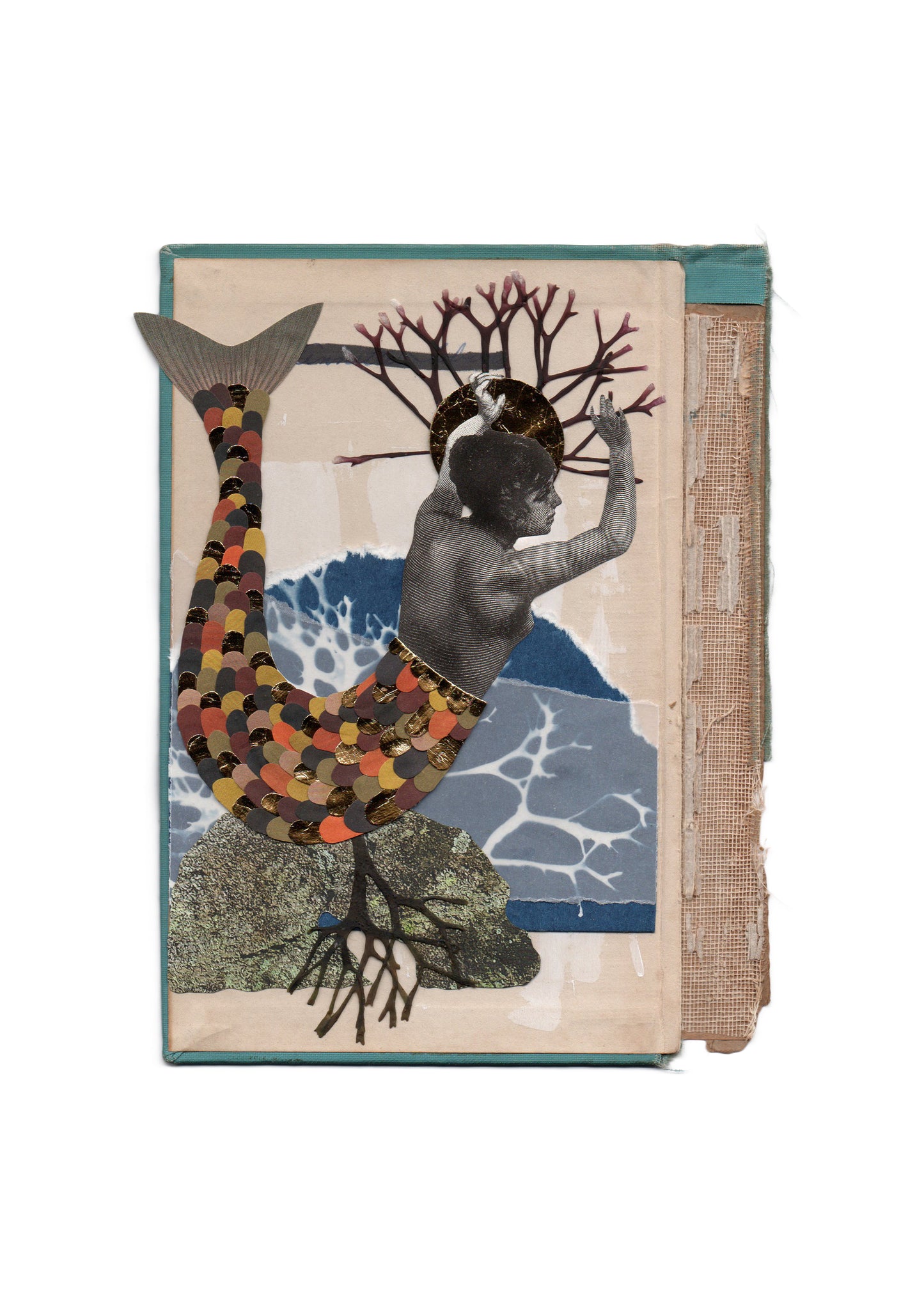 SHE CAME OUT OF THE BLUE BOOK PRINT