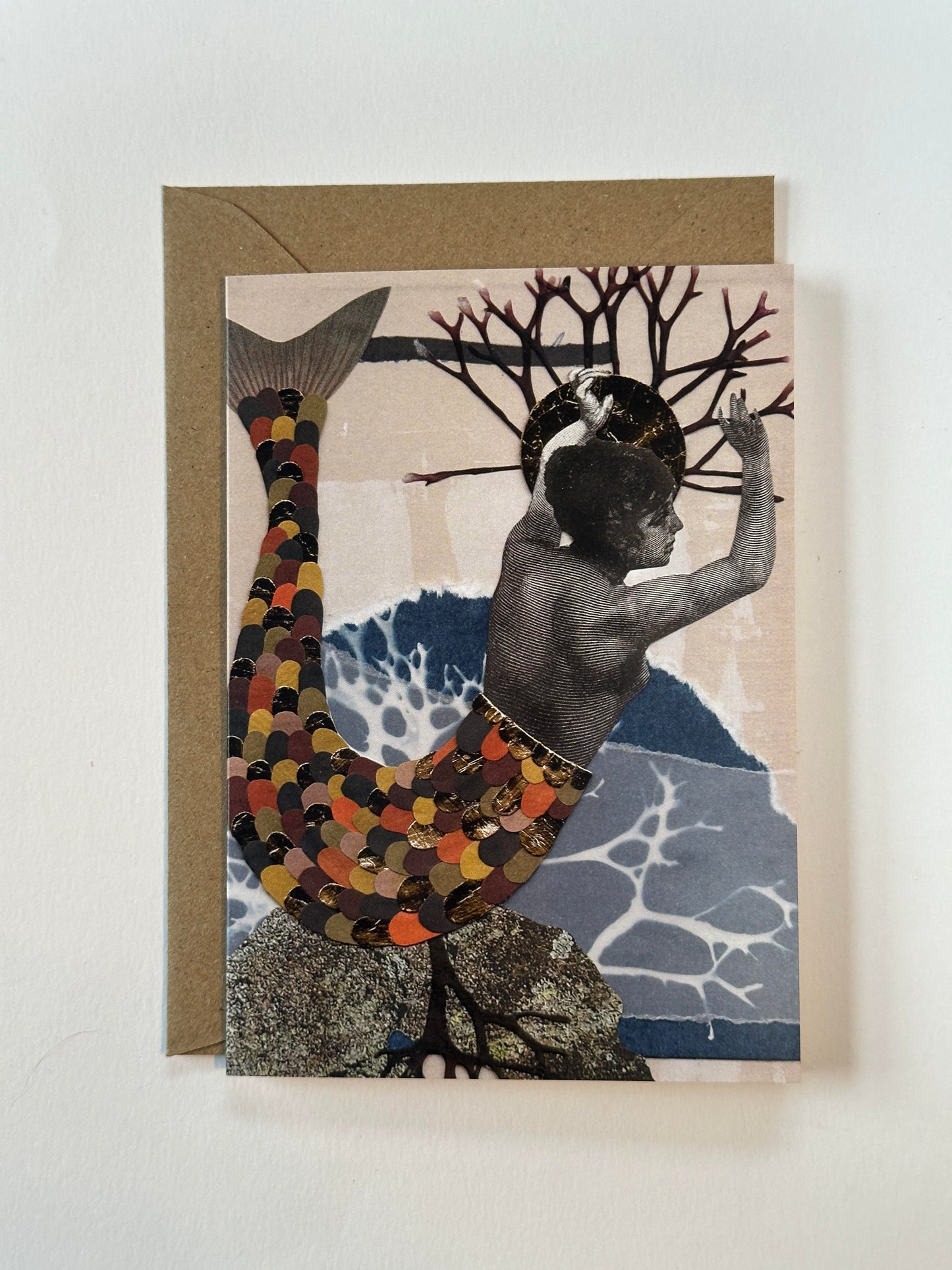 SHE CAME OUT OF THE BLUE CARD